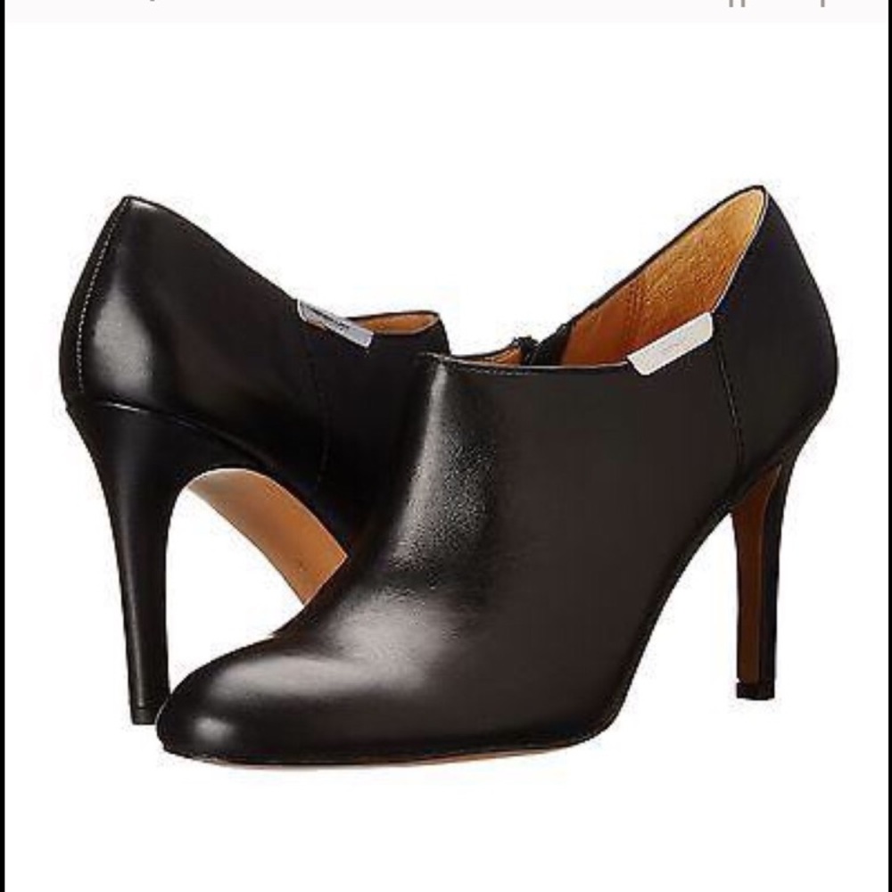 Coach Seneca Stiletto heel boots booties leather